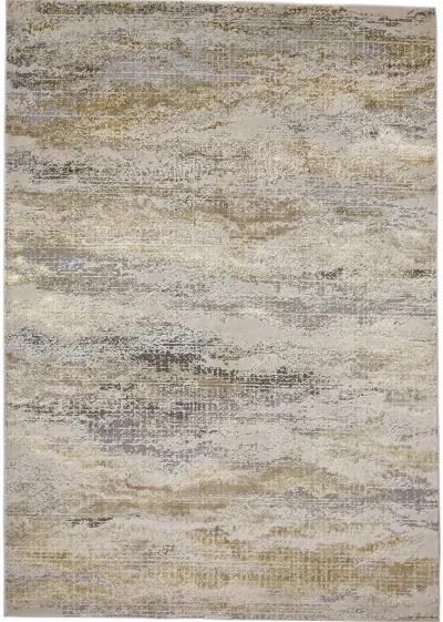 Aura 3735F Gold/Gray/Ivory 5' x 8' Rug