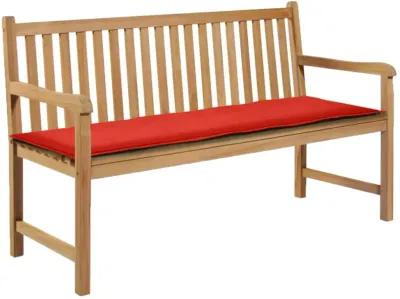 vidaXL Garden Bench Cushion Red 59.1"x19.7"x1.2"