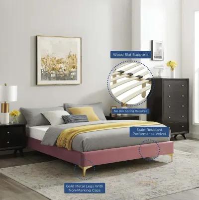 Modway - Sutton King Performance Velvet Bed Frame