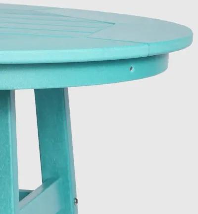 WestinTrends Outdoor 35" HDPE Round Patio Bar Height Table