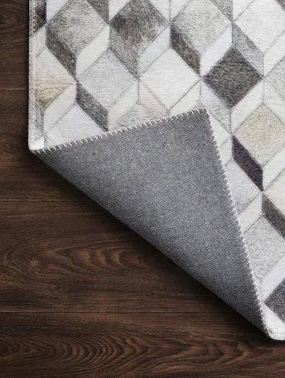 Maddox MAD02 Grey/Mocha 3'6" x 5'6" Rug