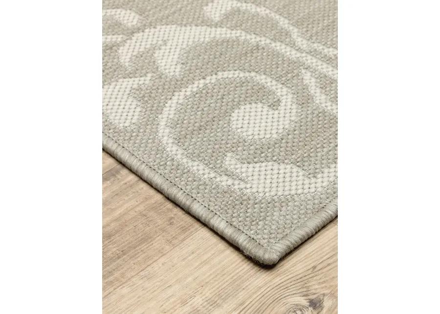 Portofino 5'3" x 7'3" Grey Rug