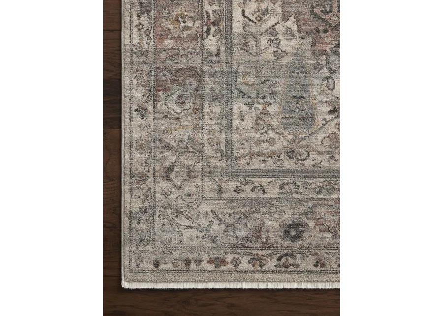 Lyra LYR05 Sunset/Silver 5'3" x 7'9" Rug