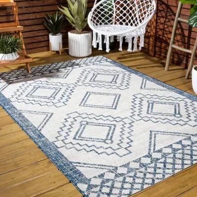 Marokko Diamond Tribal Medallion Indoor/Outdoor Area Rug