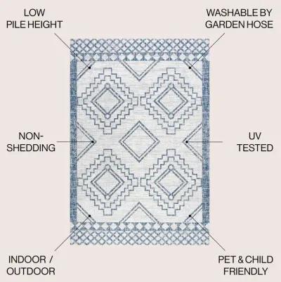 Marokko Diamond Tribal Medallion Indoor/Outdoor Area Rug