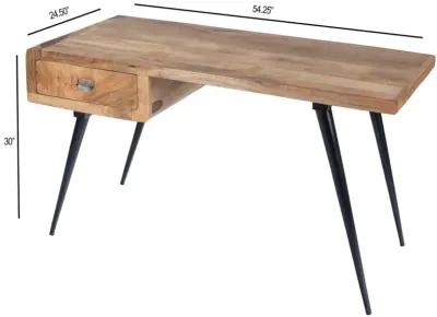 Mango Wood and Iron Desk, Belen Kox