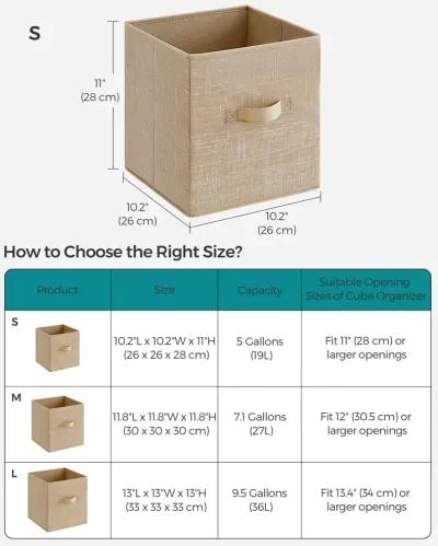 Non-Woven Fabric Storage Cubes with Double Handles