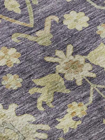 Hatay HY2 Eggplant 2'3" x 7'6" Rug