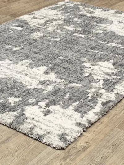 Aspen 2'3" x 7'6" Grey Rug