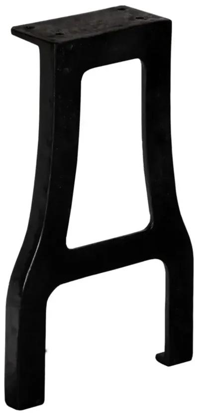 vidaXL Antique-Style Bench Legs - 2 pcs A-Frame Cast Iron, Black - Durable, Polished, and Lacquered Finish - Versatile Use for Bench, Side Table, End Table