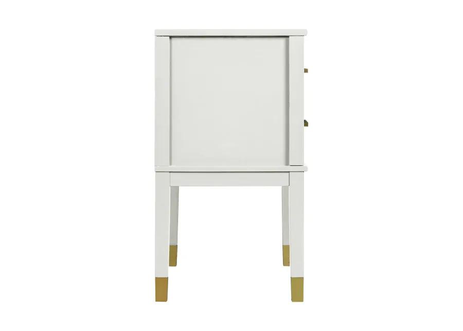 Brody Side Table in White