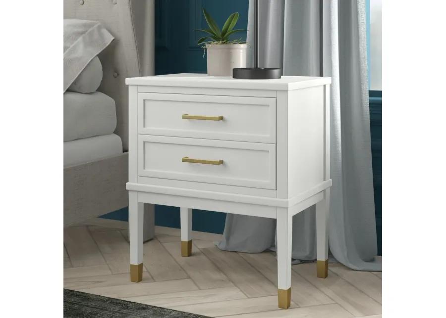 Brody Side Table in White