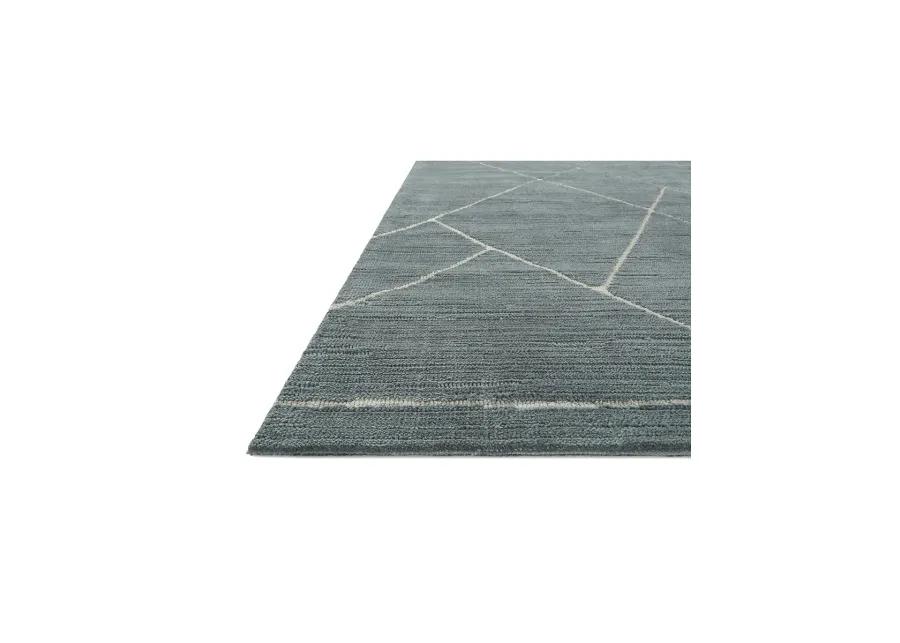 Logan Slate/White 9'3" x 13' Rug