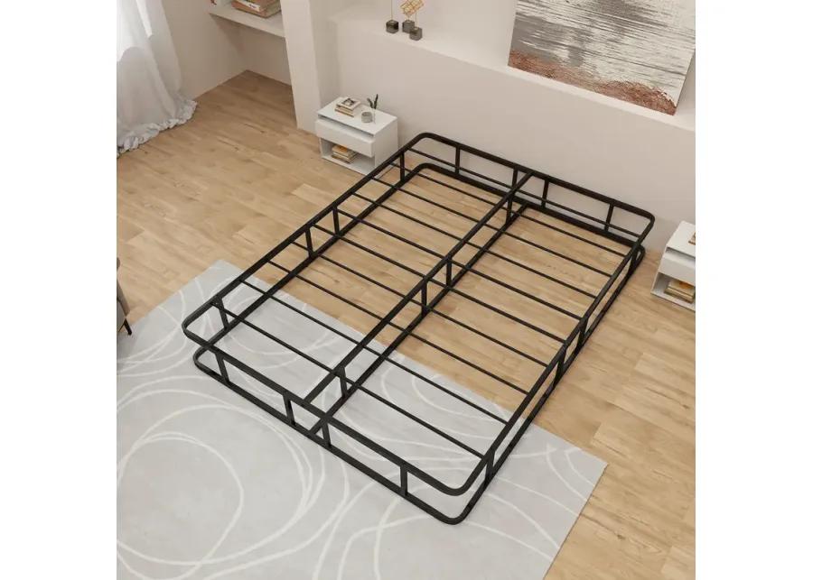 Queen Size Bed Frame with Metal Slat Support