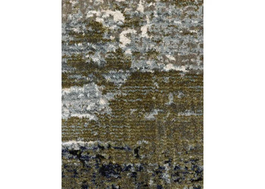 Caravan 3'3" x 5' Blue Rug