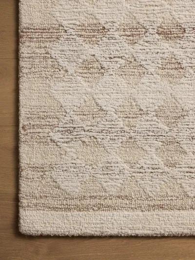 Rae Natural/Ivory 2'6" x 7'6" Runner Rug by Magnolia Home by Joanna Gaines x Loloi