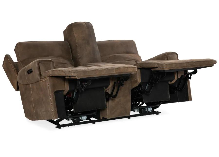 Wheeler Power Console Loveseat with Power Headrest