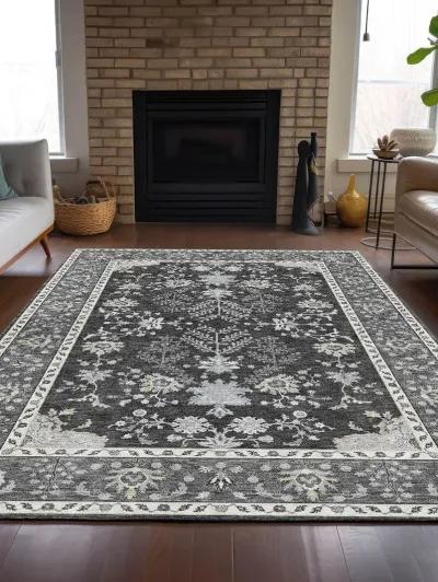 Hatay HY9 Charcoal 3' x 5' Rug