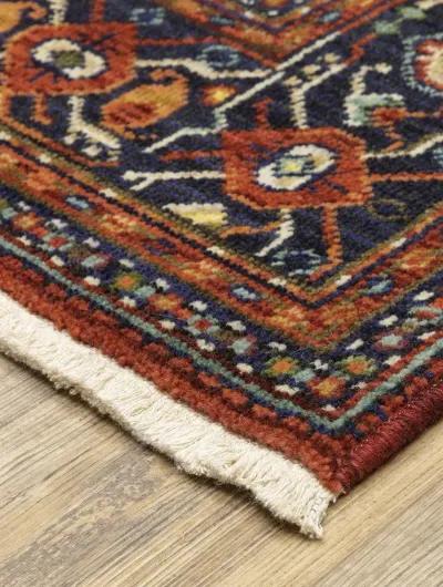 Lilihan 9'10" x 12'10" Red Rug