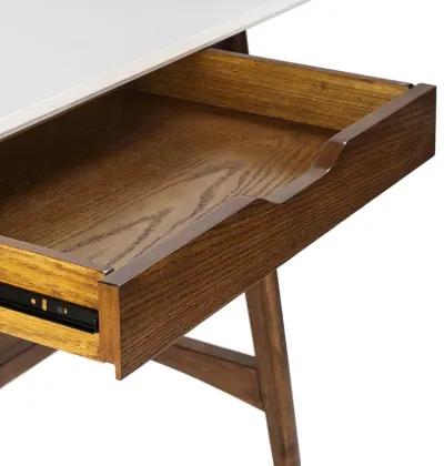 Gracie Mills Hendricks Effortless Elegance Oak Wood Desk