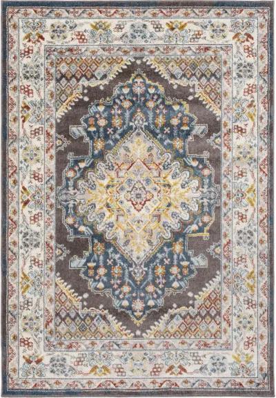 Ankara AKR-2300 6'7' x 9' Brown Rug