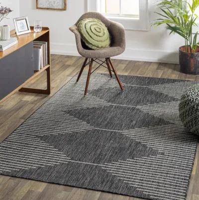 Eagean EAG-2348 6'7' Round Black Rug