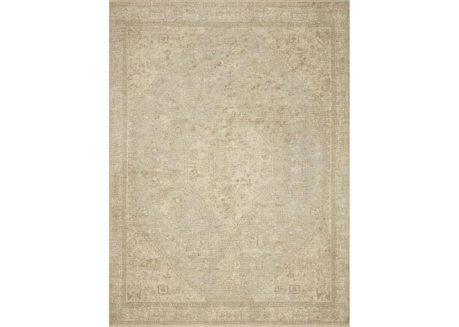 Priya PRY01 Ocean/Ivory 5' x 7'6" Rug