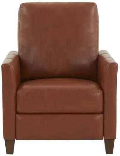 Comfort Pointe Penny Caramel Faux Leather Modern Recliner