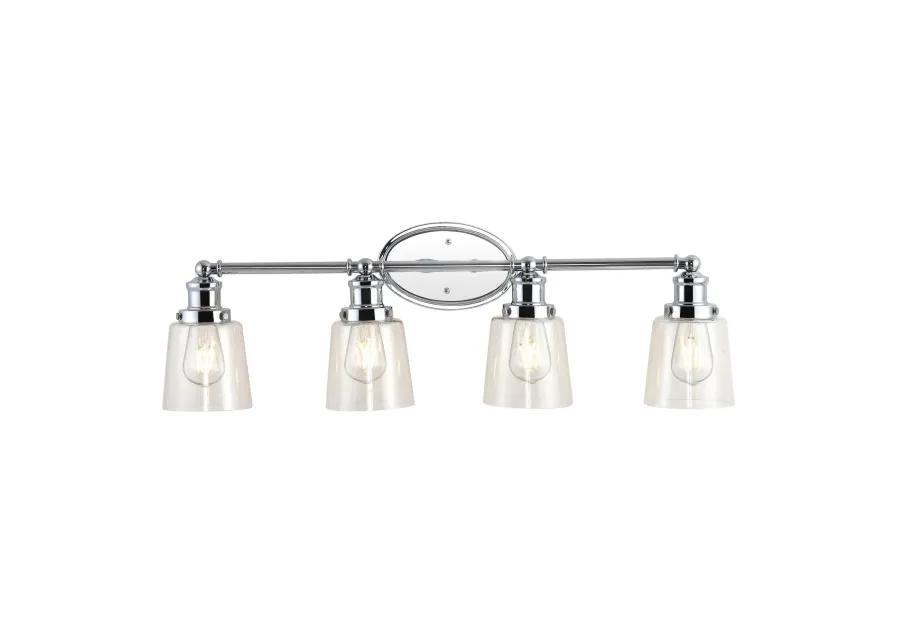 Beverly Iron/Seeded Glass Classic Cottage LED Vanity Light