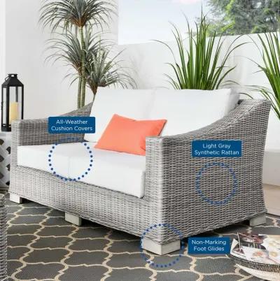 Modway - Conway Outdoor Patio Wicker Rattan Loveseat