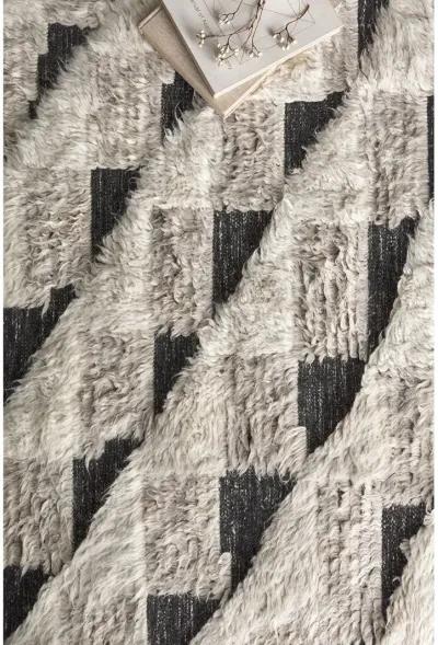 Khalid KF02 Natural/Black 7'9" x 9'9" Rug