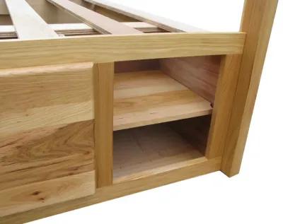 Belen Kox Natural Hickory Queen Storage Bed, Belen Kox