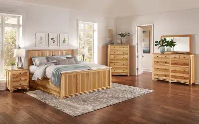 Belen Kox Natural Hickory Queen Storage Bed, Belen Kox