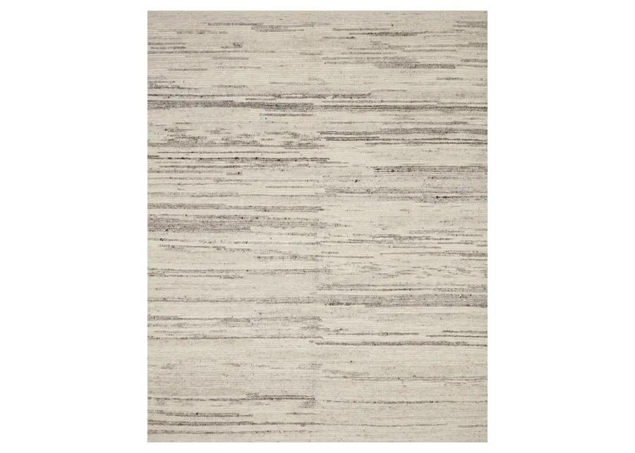 Rayan RAY04 Natural/Grey 5'6" x 8'6" Rug