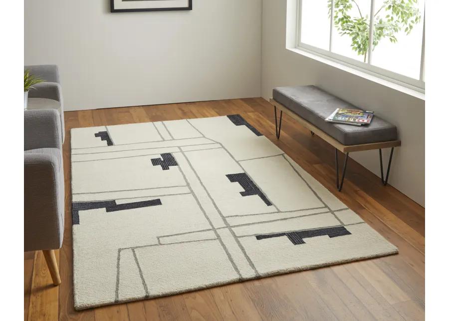 Maguire 8902F Ivory/Gray/Taupe 2' x 3' Rug