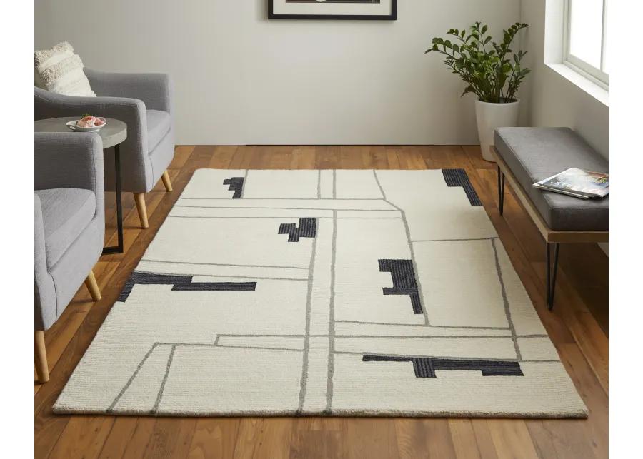 Maguire 8902F Ivory/Gray/Taupe 2' x 3' Rug