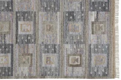 Beckett 0816F Gray/Taupe/Tan 5' x 8' Rug