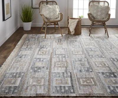 Beckett 0816F Gray/Taupe/Tan 5' x 8' Rug