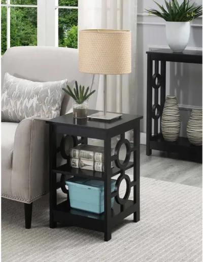 Convenience Concepts Ring End Table, Black