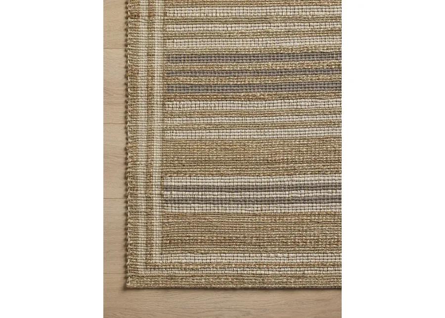 Judy JUD-03 Natural / Dove 2''6" x 7''6" Rug by Chris Loves Julia