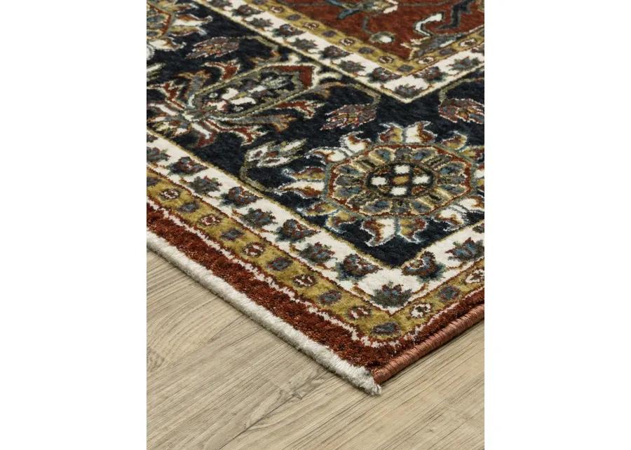 Vivian 9'10" x 12'10" Red Rug