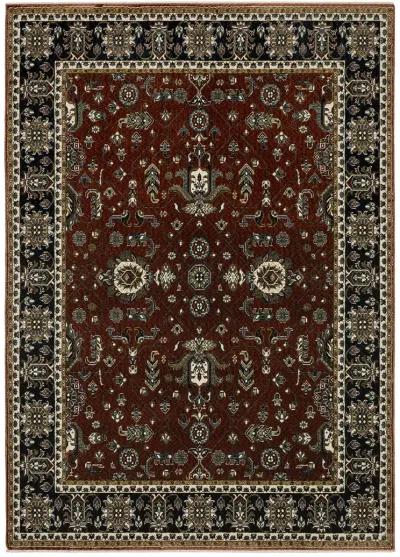 Vivian 9'10" x 12'10" Red Rug