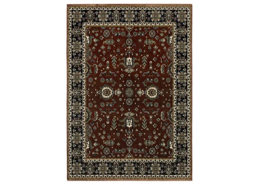 Vivian 9'10" x 12'10" Red Rug