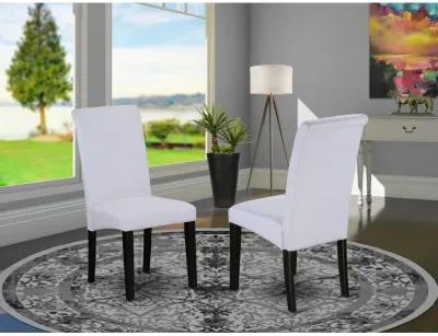 East West Furniture Dining Chair Black, BAP1T05