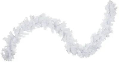 9' x 10" Icy White Iridescent Spruce Artificial Christmas Garland - Unlit