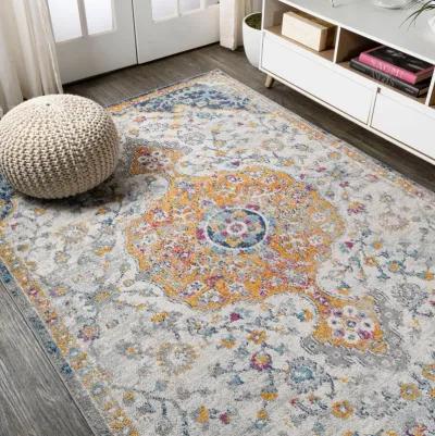 Lorena Ornate Boho Medallion Area Rug