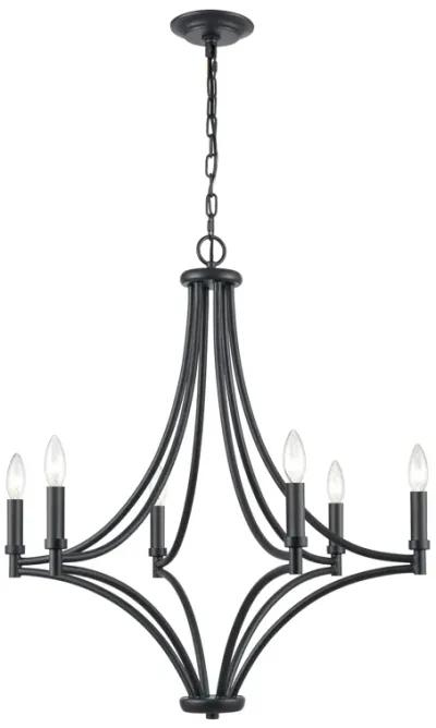 Spanish Villa 26'' Wide 6-Light Chandelier