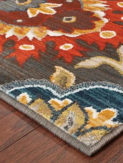 Sedona 5'3" x 7'6" Charcoal Rug