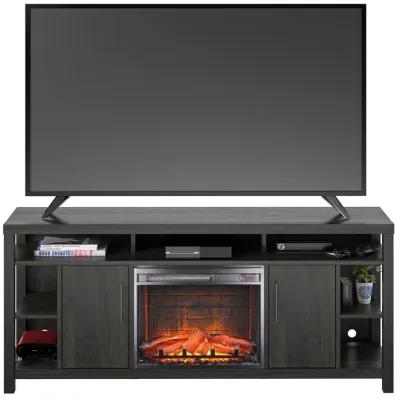 Ameriwood Home Garrick Electric Fireplace TV Console for TVs up to 75"