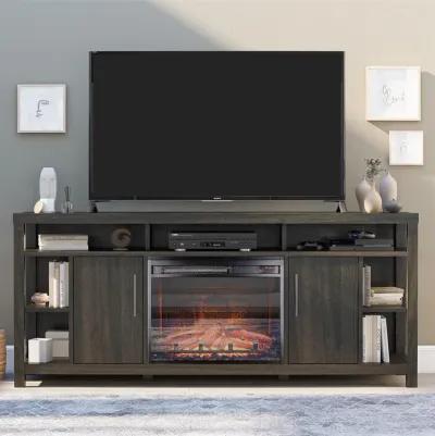 Ameriwood Home Garrick Electric Fireplace TV Console for TVs up to 75"